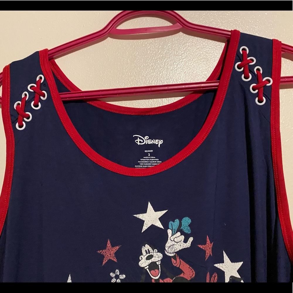 BNWT TORRID DISNEY MICKEY & FRIENDS LACE-UP TANK - Picture 7 of 10